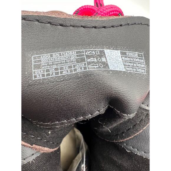 UGG Brisbane Lace Up Suede Platform Boots Burnt Cedar Women's Size 9.5 - Picture 3 of 12